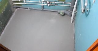 Наливной пол в туалете Сердобск, цена от 872 руб.